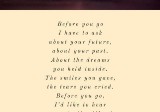 Before You Go