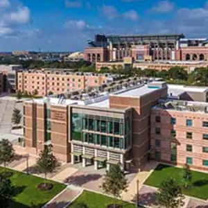 aerial shot of texas am commercial case study