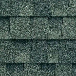 GAF Timberline HDZ RS shingle swatch, cool roof series shingles.