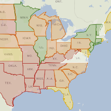 Mapping Reproductive Rights in the United States using Felt