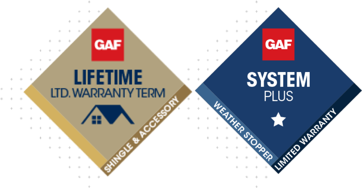 GAF lifetime warranty and GAF system plus warranty